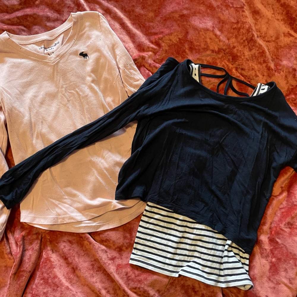 Lot of 3 Abercrombie kids shirts